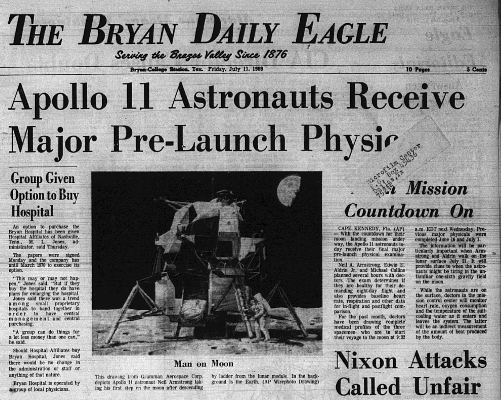 The Eagle Archives: July 11 1969